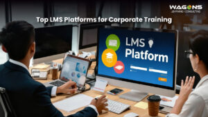 Top LMS platforms for corporate training in India for 2026 with comparisons of Wagons LMS, Adobe, SAP, Docebo and employee learning tools