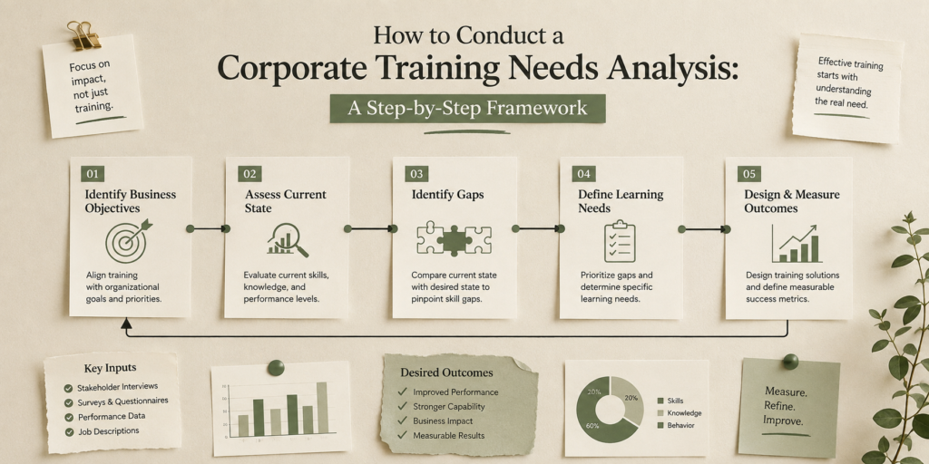 How to Conduct a Corporate Training Needs Analysis: A Step-by-Step Framework